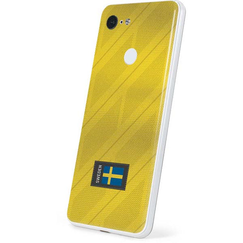 Sweden Soccer Flag Google Pixel 3 Skin